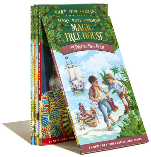 Paperback Magic Tree House Boxed Set Books 1-4