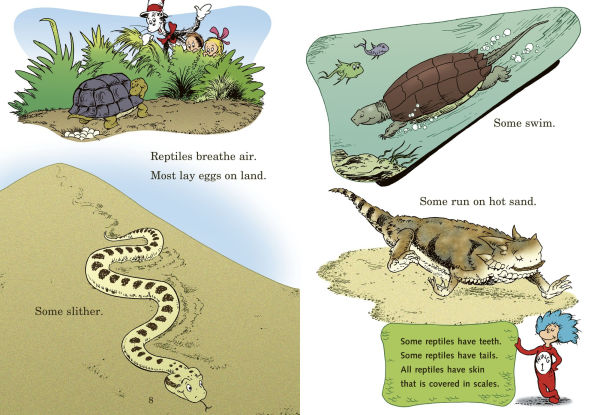 Miles and Miles of Reptiles: All About Reptiles (Cat in the Hat's Learning Library Series)