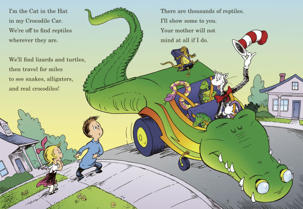 Miles and Miles of Reptiles: All About Reptiles (Cat in the Hat's Learning Library Series)