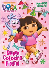 Title: Super Coloring Fiesta (Super Stickerific Series), Author: Golden Books