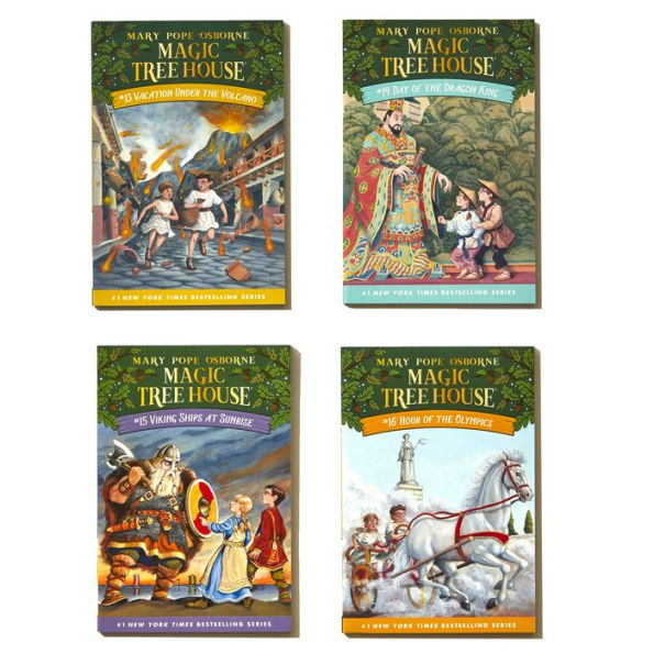 Magic Tree House Books 1-4 Boxed Set by Mary Pope Osborne, Sal Murdocca,  Paperback