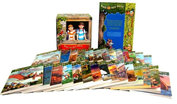 Magic Tree House Box Set Books 1-4 Mary Pope Osborne Reading Library Kids D