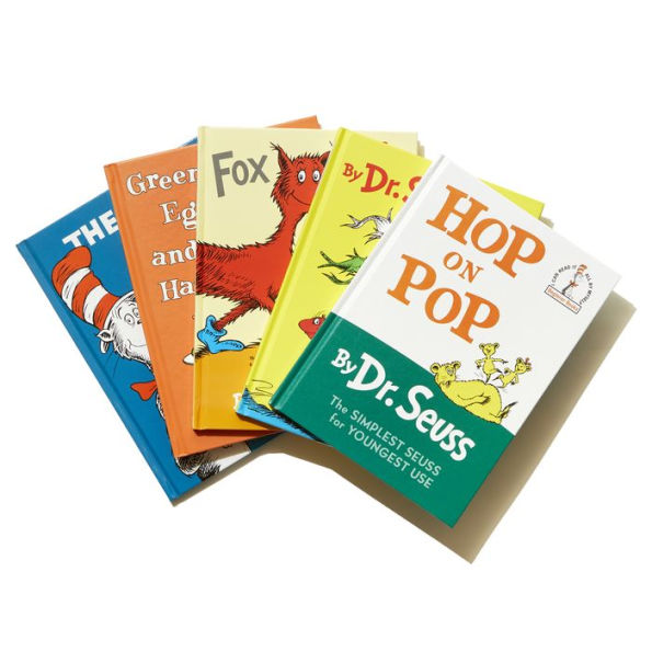 Dr. Seuss's Beginner Book Collection: The Cat in the Hat; One Fish Two Fish Red Fish Blue Fish; Green Eggs and Ham; Hop on Pop; Fox in Socks
