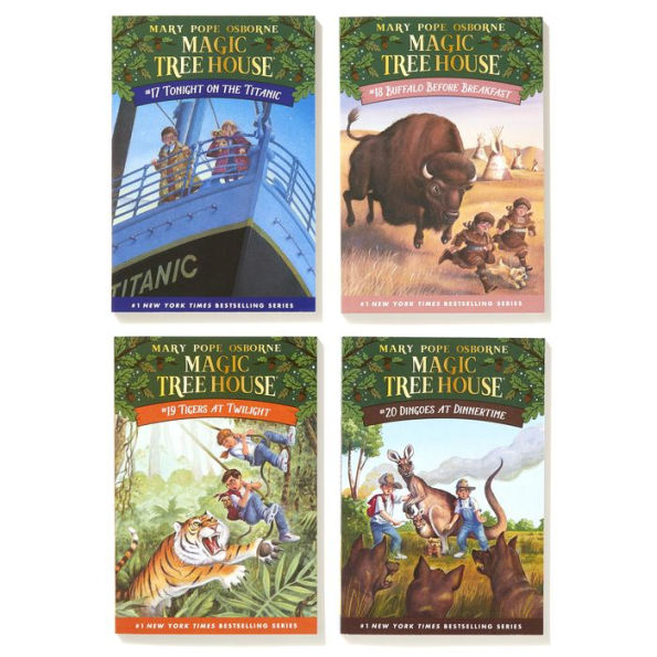 Magic Tree House Volumes 17-20 Boxed Set: The Mystery of the Enchanted Dog