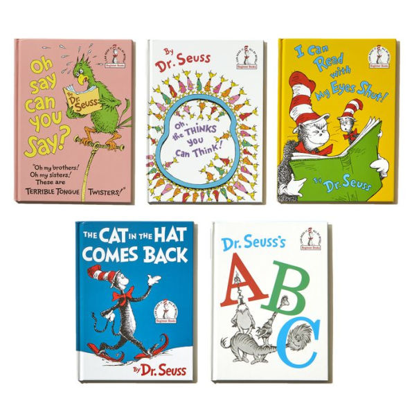 Dr. Seuss's Second Beginner Book Collection: The Cat in the Hat Comes Back; Dr. Seuss's ABC; I Can Read with My Eyes Shut!; Oh, the Thinks You Can Think!; Oh Say Can You Say?