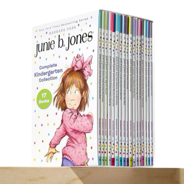 Junie B. Jones Complete Kindergarten Collection: Books 1-17 with paper dolls in boxed set