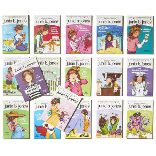 Junie B. Jones Complete Kindergarten Collection: Books 1-17 with paper dolls in boxed set