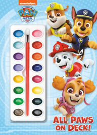 Title: All Paws on Deck! (Paw Patrol): Activity Book with Paintbrush and 16 Watercolors, Author: Golden Books