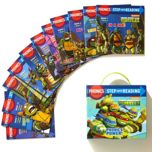 Phonics Power! (Teenage Mutant Ninja Turtles): 12 Step into Reading Books