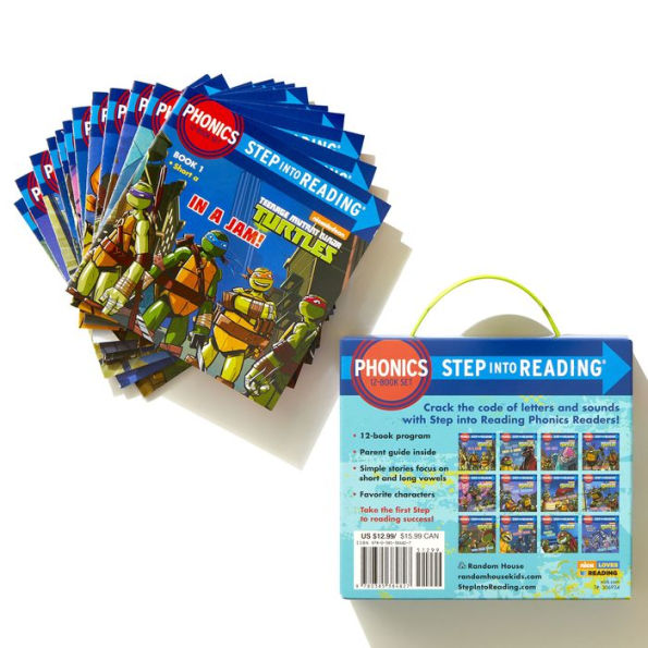 Phonics Power! (Teenage Mutant Ninja Turtles): 12 Step into Reading Books