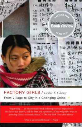 Factory Girls: From Village to City in a Changing China