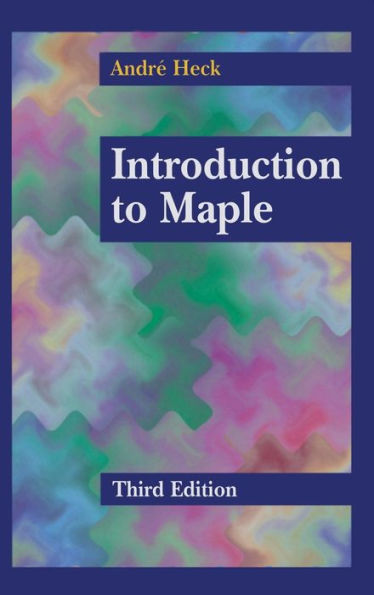 Introduction to Maple / Edition 3