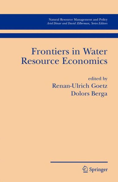 Frontiers in Water Resource Economics / Edition 1