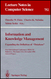 Information and Knowledge Management: Expanding the Definition of 