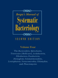 Title: Bergey's Manual of Systematic Bacteriology: Volume 4: The Bacteroidetes, Spirochaetes, Tenericutes (Mollicutes), Acidobacteria, Fibrobacteres, Fusobacteria, Dictyoglomi, Gemmatimonadetes, Lentisphaerae, Verrucomicrobia, Chlamydiae, and Planctomycetes, Author: Noel R. Krieg