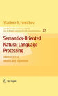 Semantics-Oriented Natural Language Processing: Mathematical Models and Algorithms / Edition 1