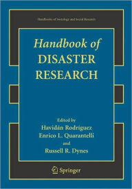 Title: Handbook of Disaster Research / Edition 1, Author: W.A: Anderson