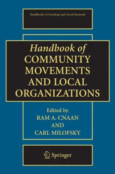 Handbook of Community Movements and Local Organizations / Edition 1