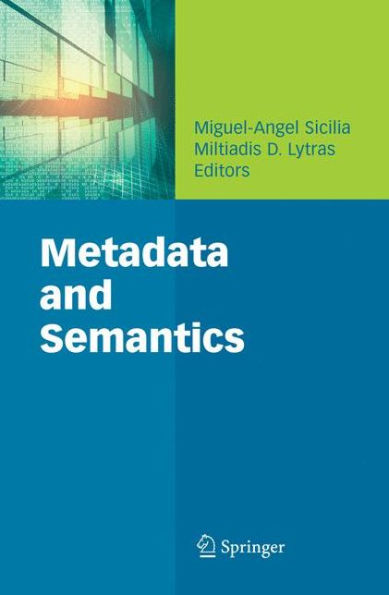 Metadata and Semantics / Edition 1