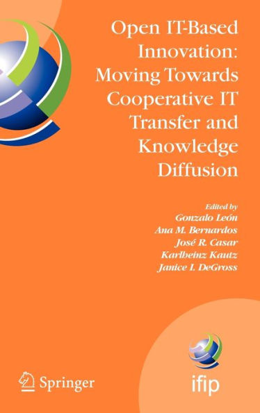 Open IT-Based Innovation: Moving Towards Cooperative IT Transfer and Knowledge Diffusion: IFIP TC 8 WG 8.6 International Working Conference, October 22-24, 2008, Madrid, Spain / Edition 1