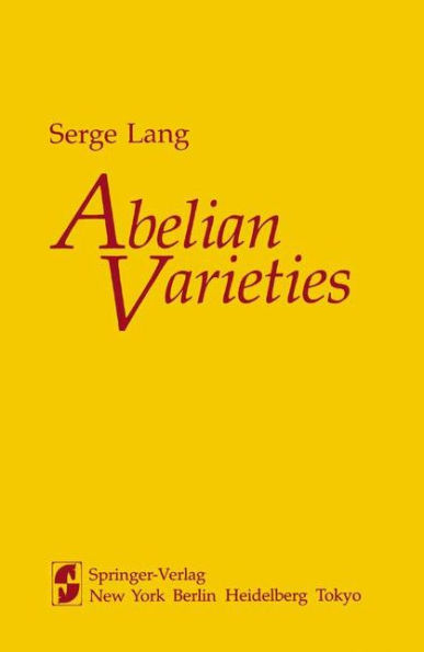 Abelian Varieties / Edition 1