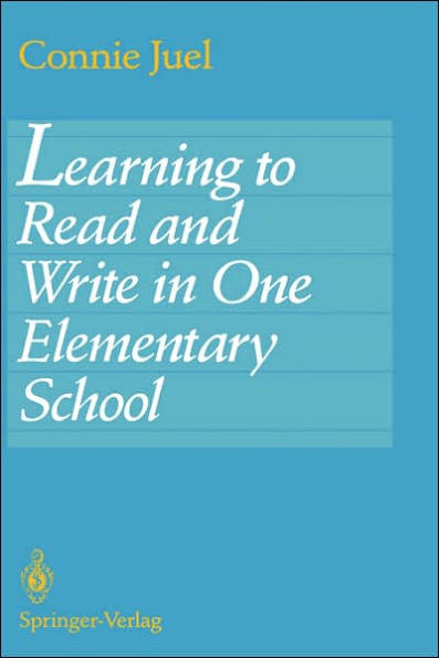 Learning to Read and Write in One Elementary School / Edition 1