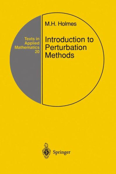 Introduction to Perturbation Methods / Edition 1
