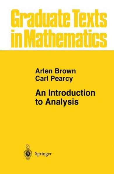 An Introduction to Analysis / Edition 1