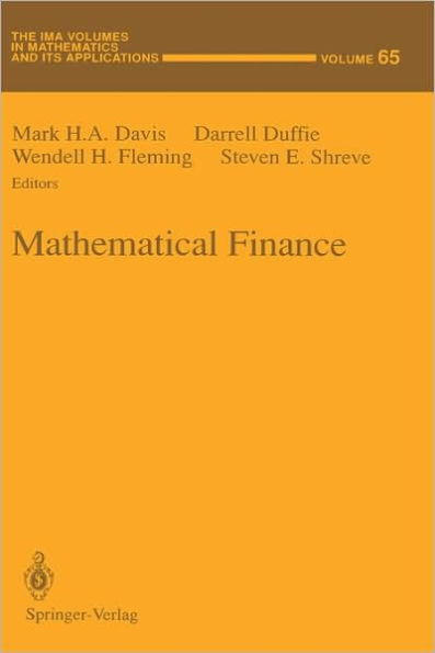 Mathematical Finance / Edition 1