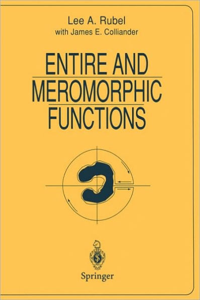 Entire and Meromorphic Functions / Edition 1