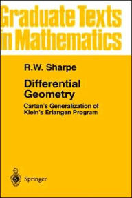 Title: Differential Geometry: Cartan's Generalization of Klein's Erlangen Program / Edition 1, Author: R.W. Sharpe