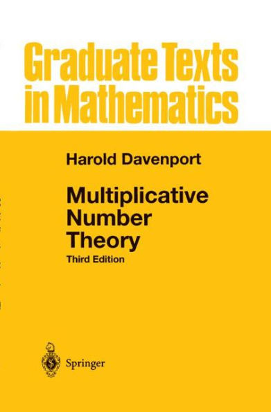 Multiplicative Number Theory / Edition 3