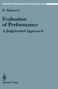 Title: Evaluation of Performance: A Judgmental Approach, Author: Bettina Hannover