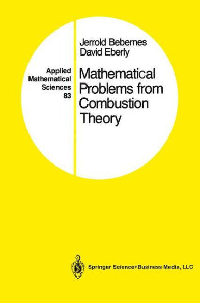 Mathematical Problems from Combustion Theory / Edition 1