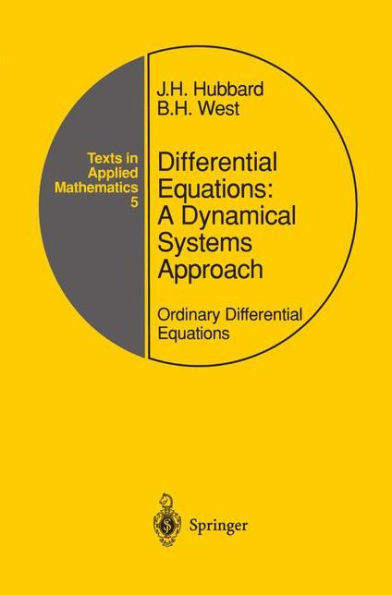 Differential Equations: A Dynamical Systems Approach: Ordinary Differential Equations / Edition 1