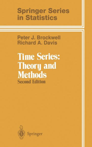 Time Series: Theory and Methods / Edition 2