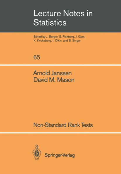 Non-Standard Rank Tests / Edition 1