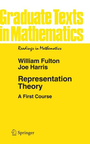 Representation Theory: A First Course