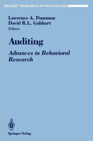Title: Auditing: Advances in Behavioral Research, Author: Lawrence A. Ponemon