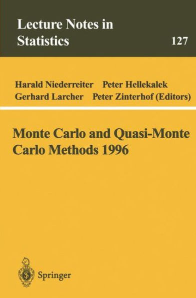 Monte Carlo and Quasi-Monte Carlo Methods 1996: Proceedings of a Conference at the University of Salzburg, Austria, July 9-12, 1996 / Edition 1