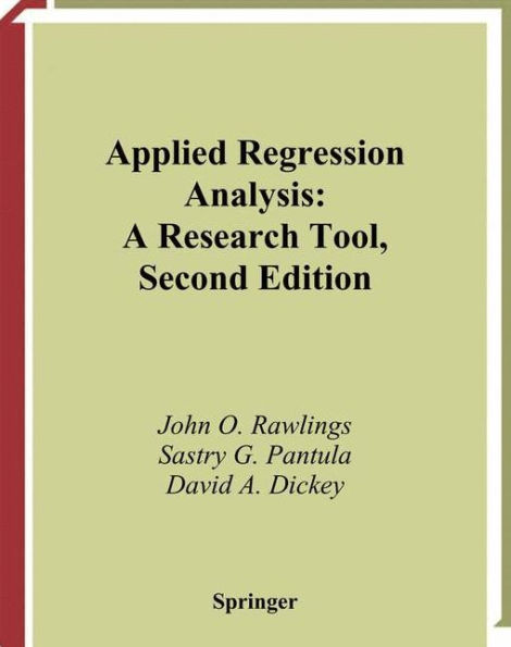Applied Regression Analysis: A Research Tool