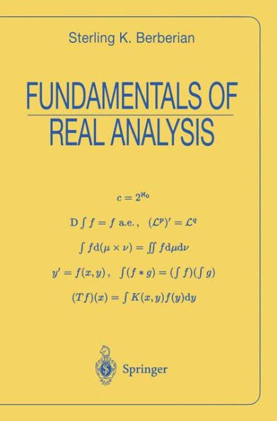 Fundamentals of Real Analysis / Edition 1