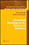Title: Annotated Readings in the History of Statistics, Author: H.A. David