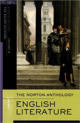 The Norton Anthology Of English Literature, Volume B: The Major Authors ...