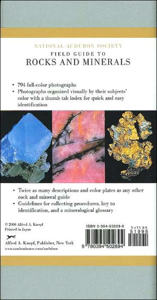 National Audubon Society Field Guide to Rocks and Minerals: North America