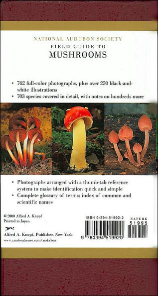 National Audubon Society Field Guide to North American Mushrooms