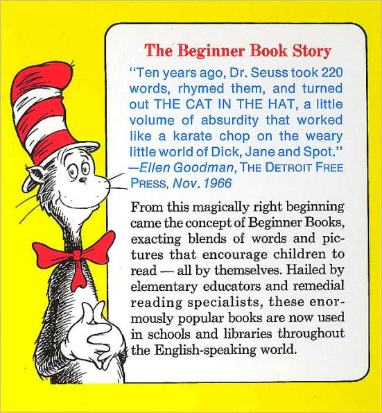 One Fish, Two Fish, Red Fish, Blue Fish - Beginner Books by Seuss