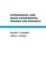 Experimental and Quasi-Experimental Designs for Research / Edition 1