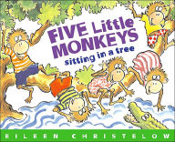 Title: Five Little Monkeys Sitting in a Tree, Author: Eileen Christelow