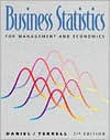 Title: Business Statistics for Management and Economics / Edition 7, Author: Wayne W. Daniel